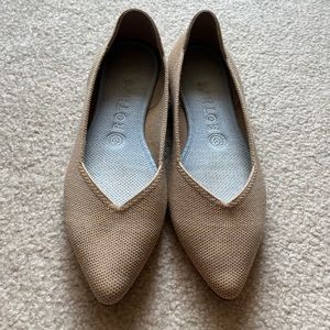 Rothy’s merino wool points, Camel, GUC, size 7.5